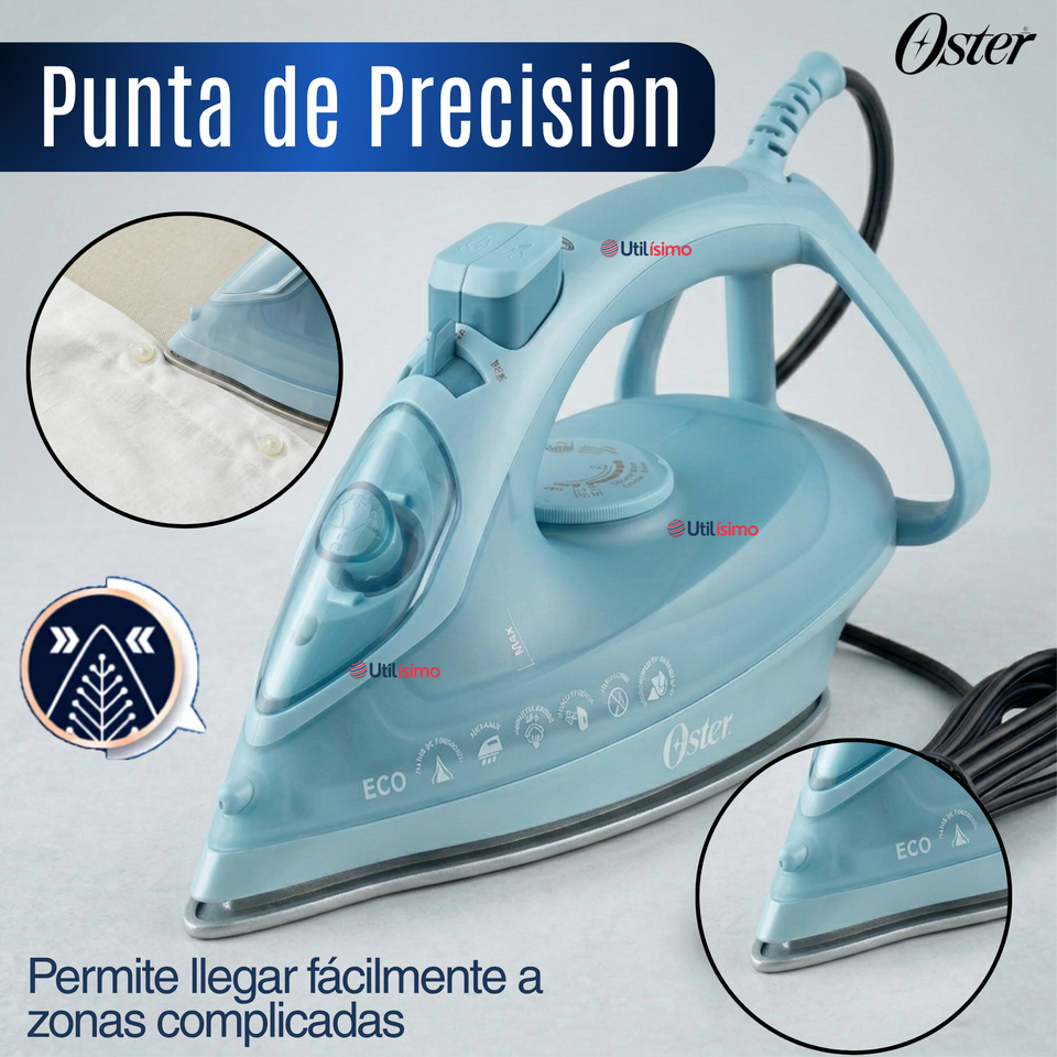 Plancha de vapor Oster® AeroGlide Plus S7400 Verde claro GCSTAC7402-052