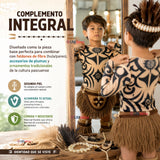 Pack 3 Poleras Diseño Tattoo Niño Rapa Nui Estilo Pascuense Traje Danza