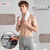 Pack 3 Calzoncillos Largos Algodón Calza Hombre Invierno Primera Capa