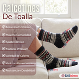 Pack 2 Calcetines Toalla Grueso Hombre Frío Surtidos Invierno