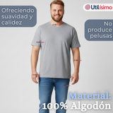 Pack 3 Camisetas Poleras 100% Algodón Básica Lisa Elástica Hombre Colores Surtidos