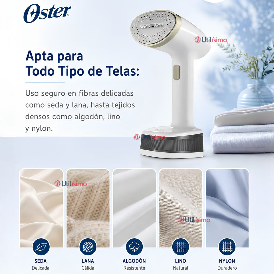 Plancha Vaporizador de prendas de mano plegable Oster GCSTFS200