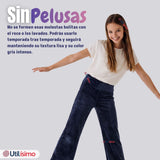 Calza Palazzo Niña Polar Con Chiporro Elasticada Térmica Navy Blue