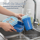 Set Fiambrera Tupper + Vaso Para Niños y Niñas Colores Varios Infantiles
