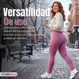 Calza Polar Con Chiporro Térmica Mujer Elasticada Pink