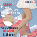 Panty Primera Capa Ballerina Color Piel Para Niñas Fiestas Patrias