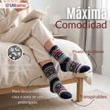 Pack 2 Calcetines Toalla Grueso Mujer Frío Surtidos Invierno