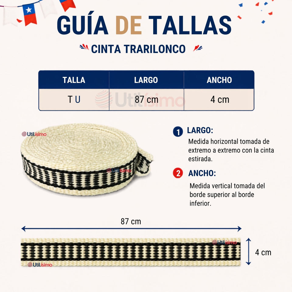 Pack 3 Poncho Manta Mapuche Con Trarilonco Niño Fiestas Patrias