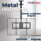 Soporte TV Pared Techo Ajustable 68Kg 32 a 85 Pulgadas 32 40 43 50 55 60 65 70 75 77 80 82 85