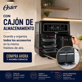 Freidora de aire Oster®, Dual Flex, 11 L de capacidad, negro, CKSTAF11MCDDF