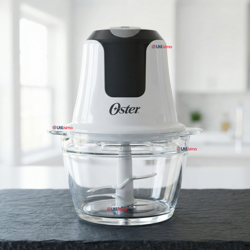 Mini picadora Oster® 3 tazas con tazón de vidrio FPSTFP3340