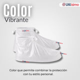 Fundas Cubre Calzado Impermeables Aislante Lluvia Blanco Hombre 1 Par