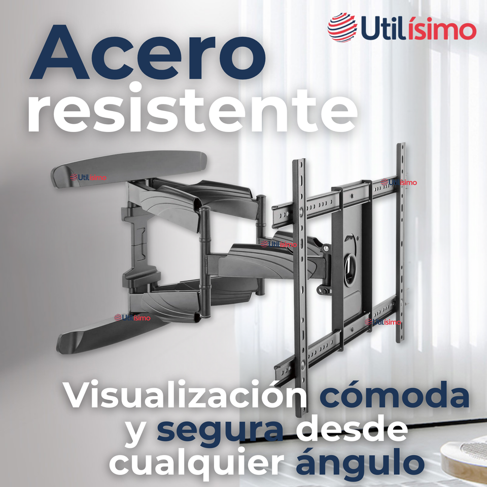 Soporte TV Pared Ajustable 68Kg 55 a 85 Pulgadas 55 60 65 70 75 77 80 82 85