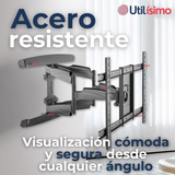 Soporte TV Pared Ajustable 68Kg 55 a 85 Pulgadas 55 60 65 70 75 77 80 82 85