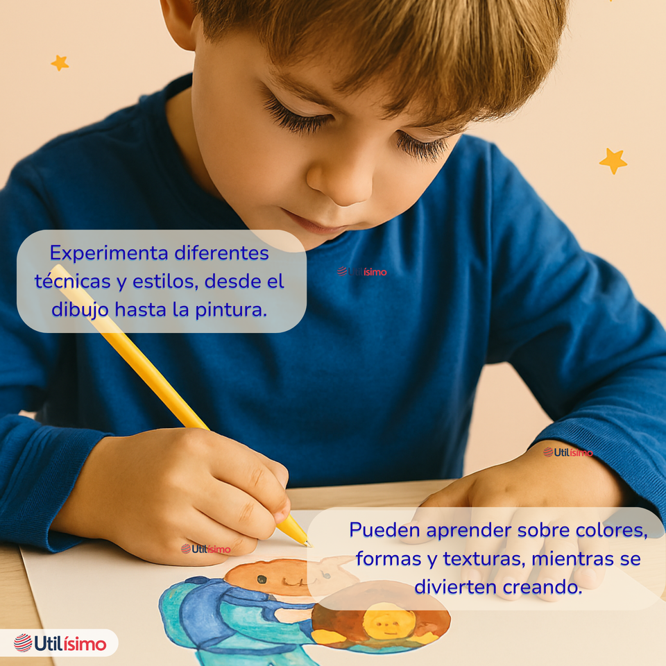 Set 145 Piezas Arte Infantil Dibujo Maletín Metálico Completo Incluye Lápices Marcadores Pinturas Pasteles Y Accesorios