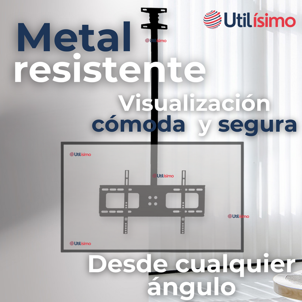 Soporte TV Techo Pared Ajustable 55Kg 26 a 55 Pulgadas 26 27 28 29 32 37 39 40 42 43 46 47 48 49 50 51 52 55