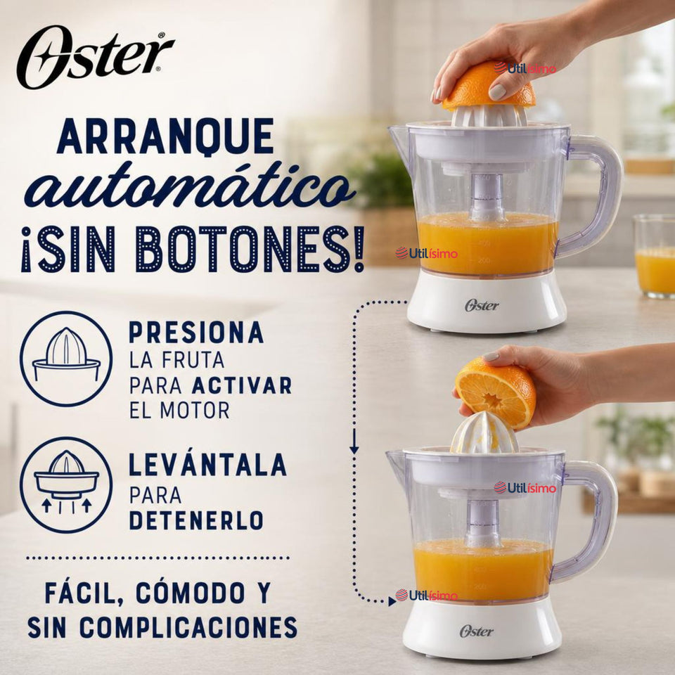 Exprimidor De Cítricos Oster® Blanco Rotación Bidireccional FPSTJU407W