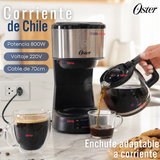 Cafetera programable Oster® 8 tazas en acero inoxidable BVSTDC10SS