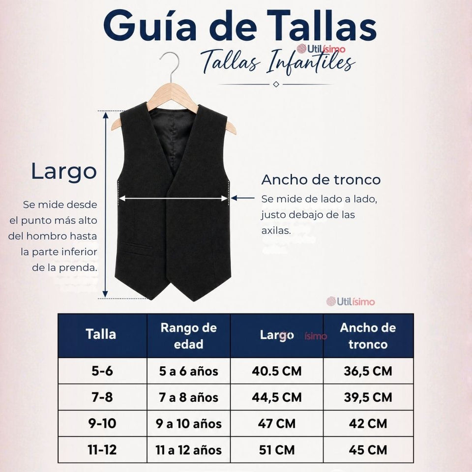 Chaleco Bolero Negro Tradicional Niño Fiestas Patrias