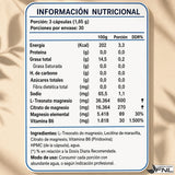 L-Treonato De Magnesio FNL 90 Capsulas Stress Fatiga Sabor Natural