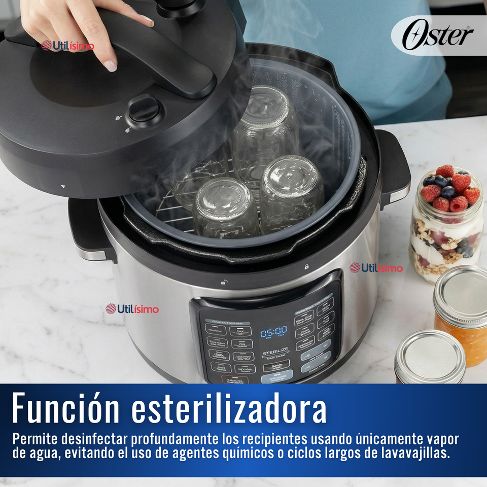 Multiolla turbo Oster®, 5.7 litros de capacidad DiamondForce CKSTPCECT57DF 1400W