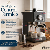Cafetera Espresso Oster® Perfect Brew Compacta 15 Bares BVSTEM7201-052