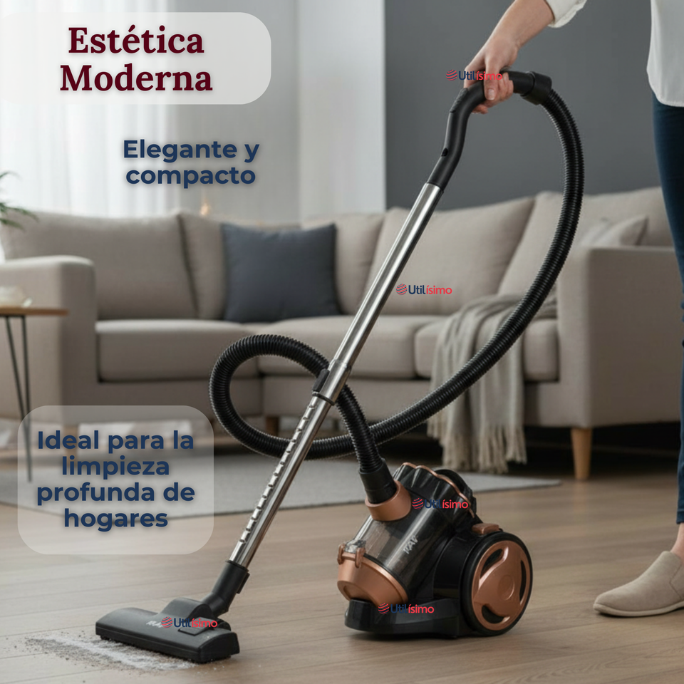 Aspiradora De Arrastre Alta Potencia De Succión 800w Sin Bolsa Ciclónica