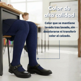 Pack 3 Panty Ballerinas Elasticadas Escolares Niña Algodón Azul