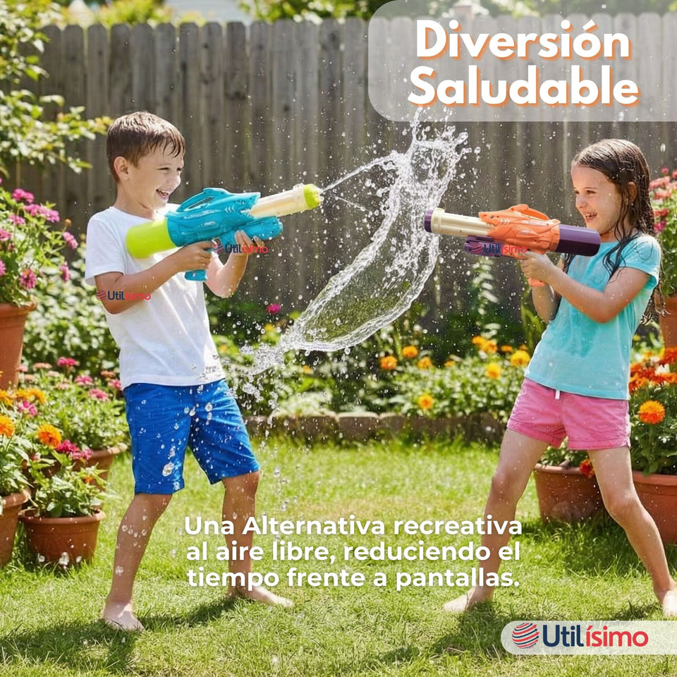 Pistola Lanza Agua Tiburón 40,5 cm Juguete Niño Niña Colores Surtidos