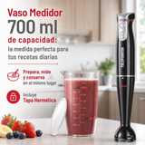 Batidora de inmersión Telefunken SmartMix 2000 negra 500W