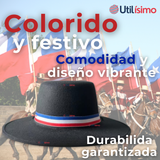 Sombrero Huaso Ajustable Elegante Fiestas Patrias