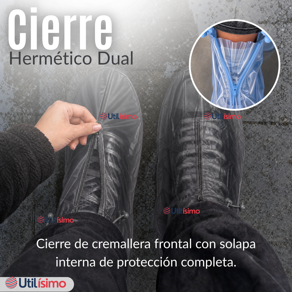 Fundas Cubre Calzado Impermeables Aislante Lluvia Surtido Hombre 1 Par