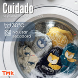 Pack 5 Bodys Manga Larga 100% Algodón Tedmimak Sweet Nature Bebé Niño