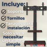 Soporte TV Premium Portátil Con Ruedas 45Kg 26 a 75 Pulgadas 26 32 40 43 50 55 60 65 70 75