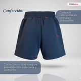 Short Pantalon Corto Niño Algodón Deportivo Escolar Azul Marino