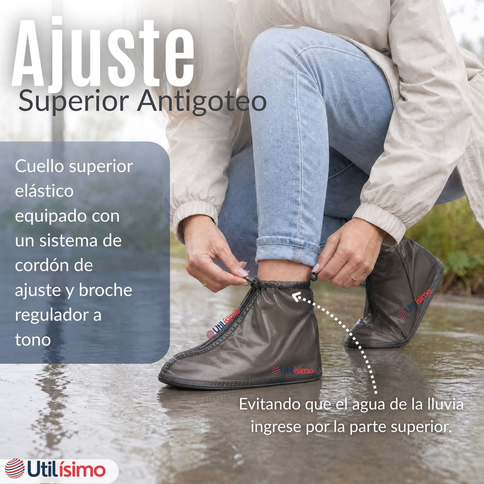 Fundas Cubre Calzado Impermeables Aislante Lluvia Surtido Mujer 1 Par