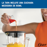 Licuadora Oster® programas automáticos con tecnología reversible, pantalla táctil y vaso BLend-N-Go BLSTPYG1312XBG