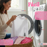 Pack 3 Poleras Camisetas Bambú Blancas Cuello Beatle Primera Capa Manga Larga Niña