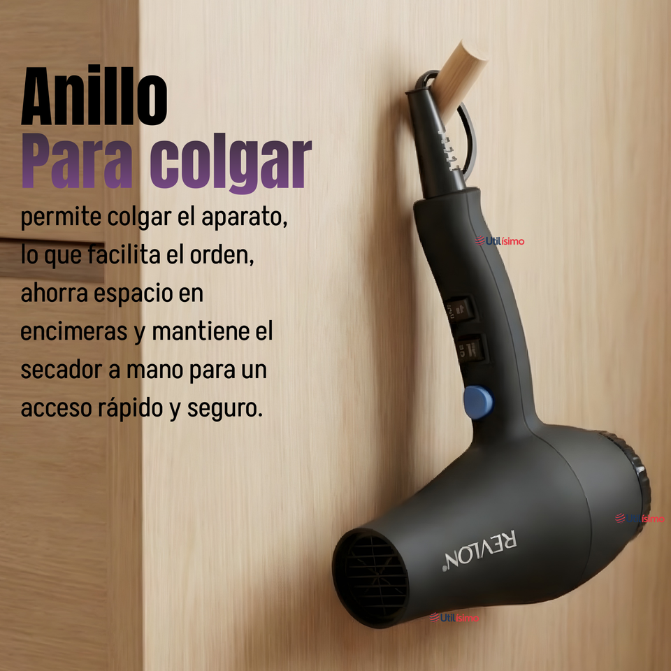 Secador De Cabello Revlon Smooth Brilliance 1875W Negro