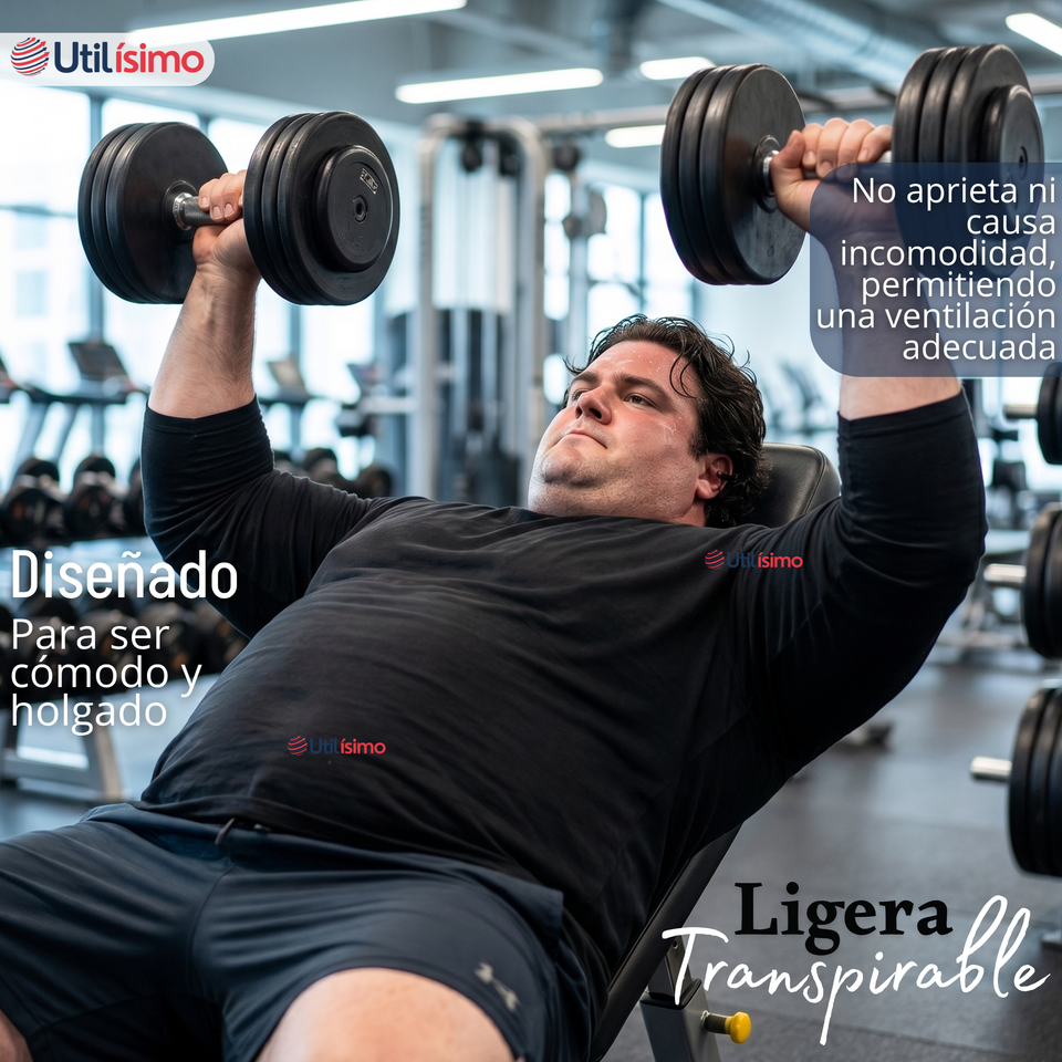 Pack 6 Camisetas Poleras 100% Algodón Basico Manga Larga Primera Capa Hombre