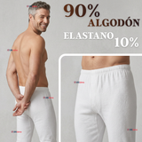 Pack 3 Calzoncillos Largos Algodón Calza Hombre Invierno Primera Capa