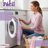 Pack 3 Poleras Camisetas Bambú Lilas Cuello Beatle Primera Capa  Manga Larga Niña