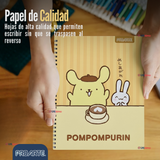 Pack 10 Cuadernos Universitarios Pompompurin 100 Hojas Proarte Diseño Surtido