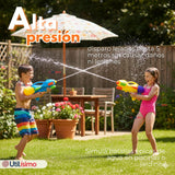 Pack 2 Pistolas Lanza Agua 32 cm Juguete Agua Niño Niña Colores Surtidos
