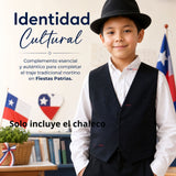 Chaleco Bolero Negro Tradicional Niño Fiestas Patrias