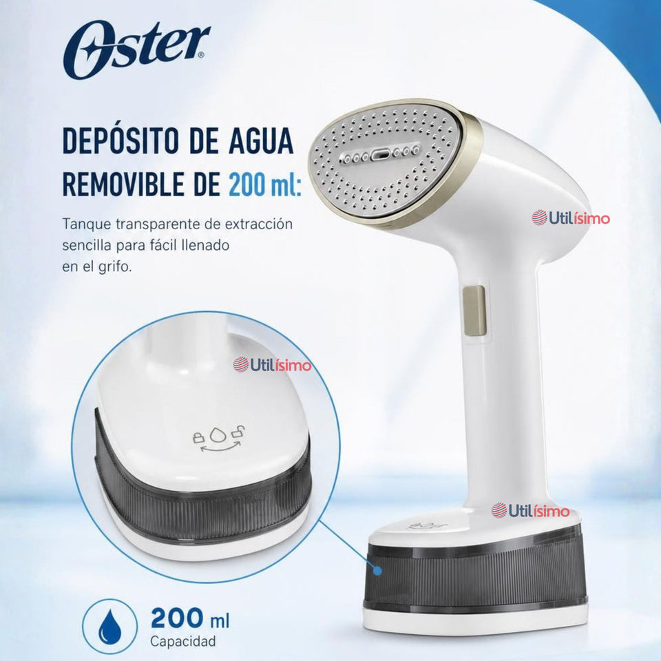 Plancha Vaporizador de prendas de mano plegable Oster GCSTFS200