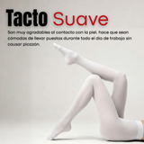 Pantys Semitransparentes Elasticadas Oficina Blanca