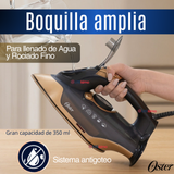 Plancha de vapor Oster® PressXpress S9000 Suela XL con diamante bronce GCSTPX9001-052