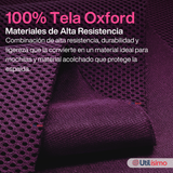 Mochila Bolso Escolar + Estuche + Lonchera 43Cm Niña Tela Oxford Love Graffiti