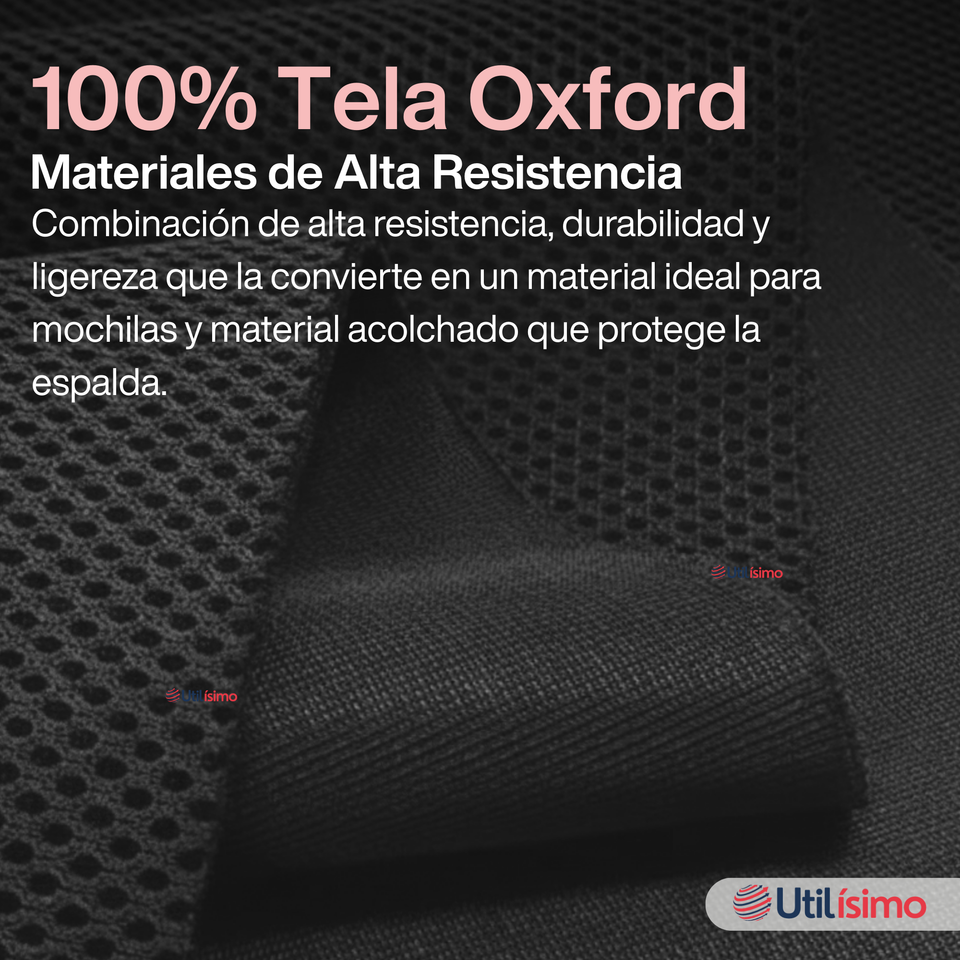 Mochila Bolso Escolar + Estuche + Lonchera 45Cm Niña Tela Oxford Night Blossom